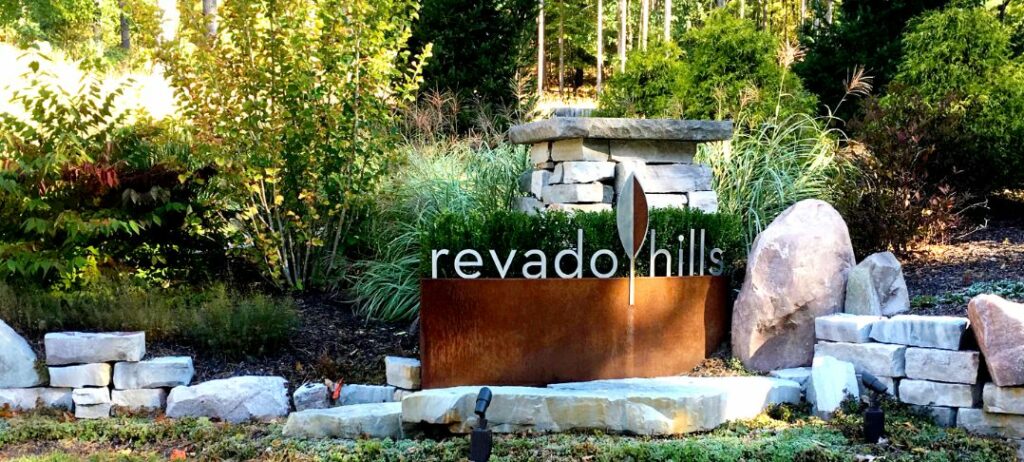 Revado Hills sign