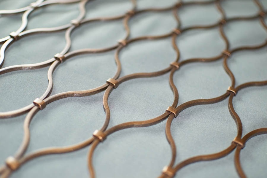 decorative brass wire mesh